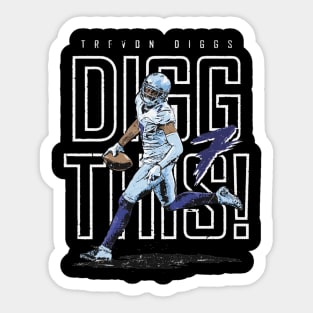 Trevon Diggs Dallas Digg This Sticker